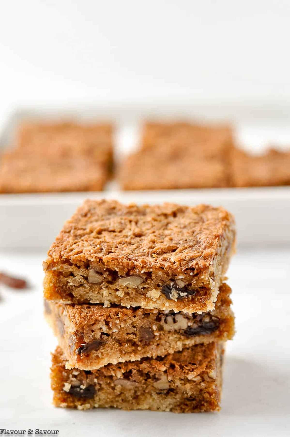  Get ready to lick your fingers with these gluten-free Peanut Butter Tart Squares.