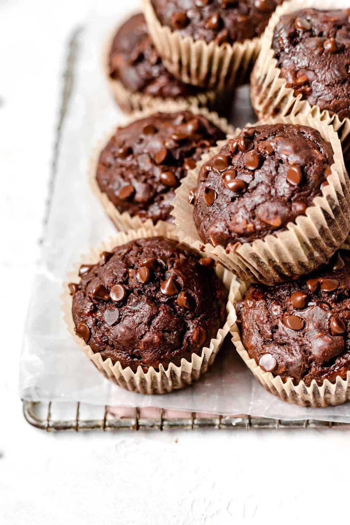  Get your daily dose of chocolate with these irresistible muffins.