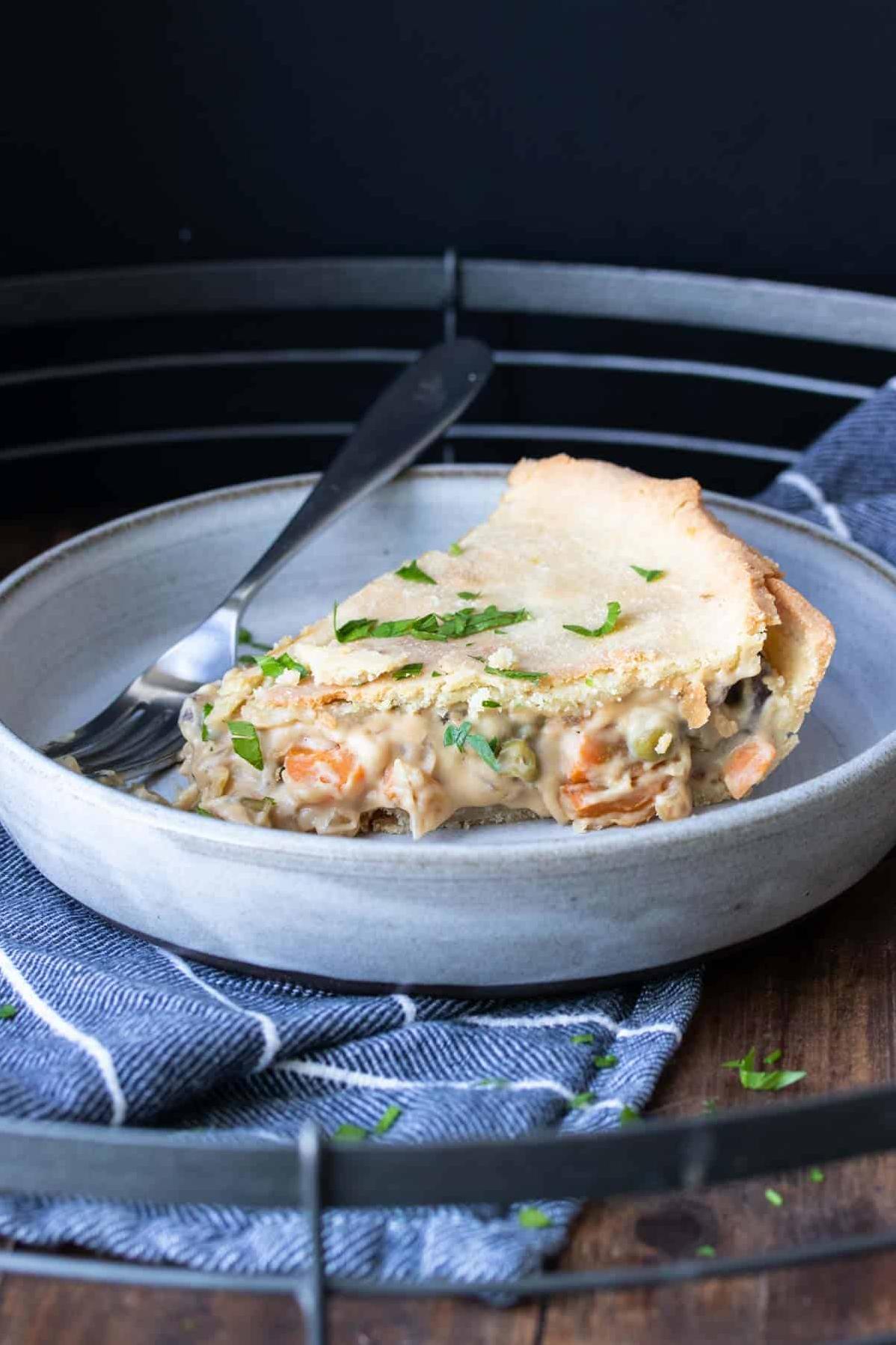  Get your daily dose of veggies in this nutrient-dense gluten-free pie.