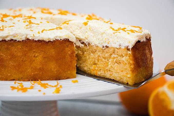  Get your daily dose of Vitamin C with this orange-infused cake