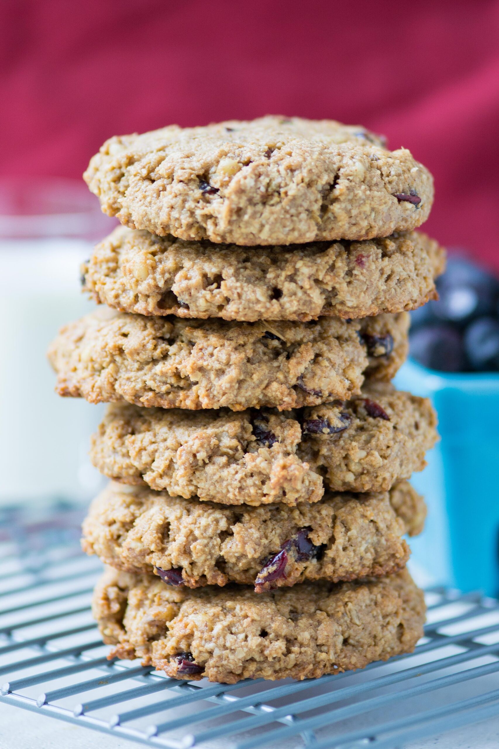  Get your daily dose of whole grains with these tasty Brown Rice Cookies.