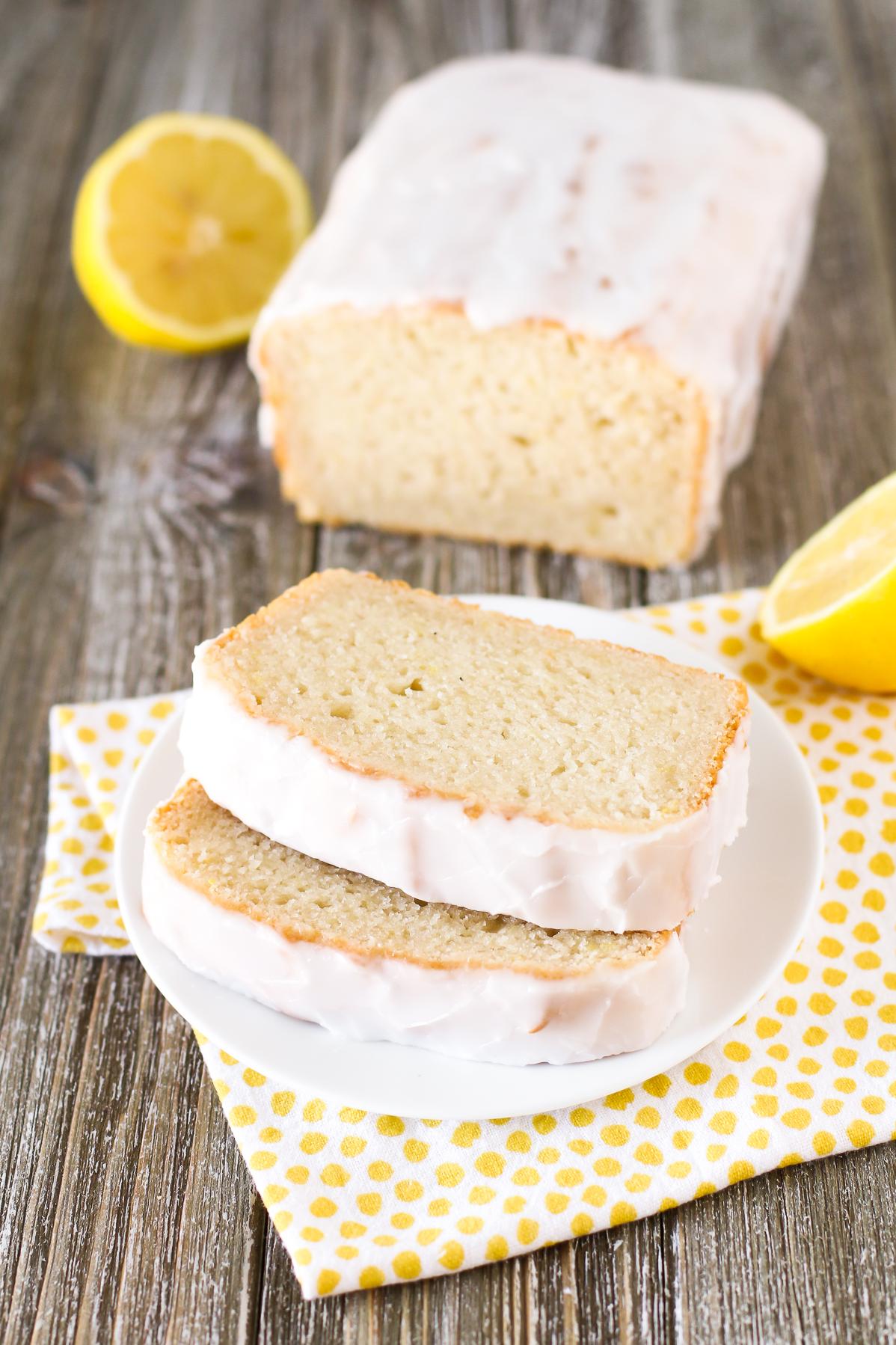 Glazed Pound Cake - Gluten Free