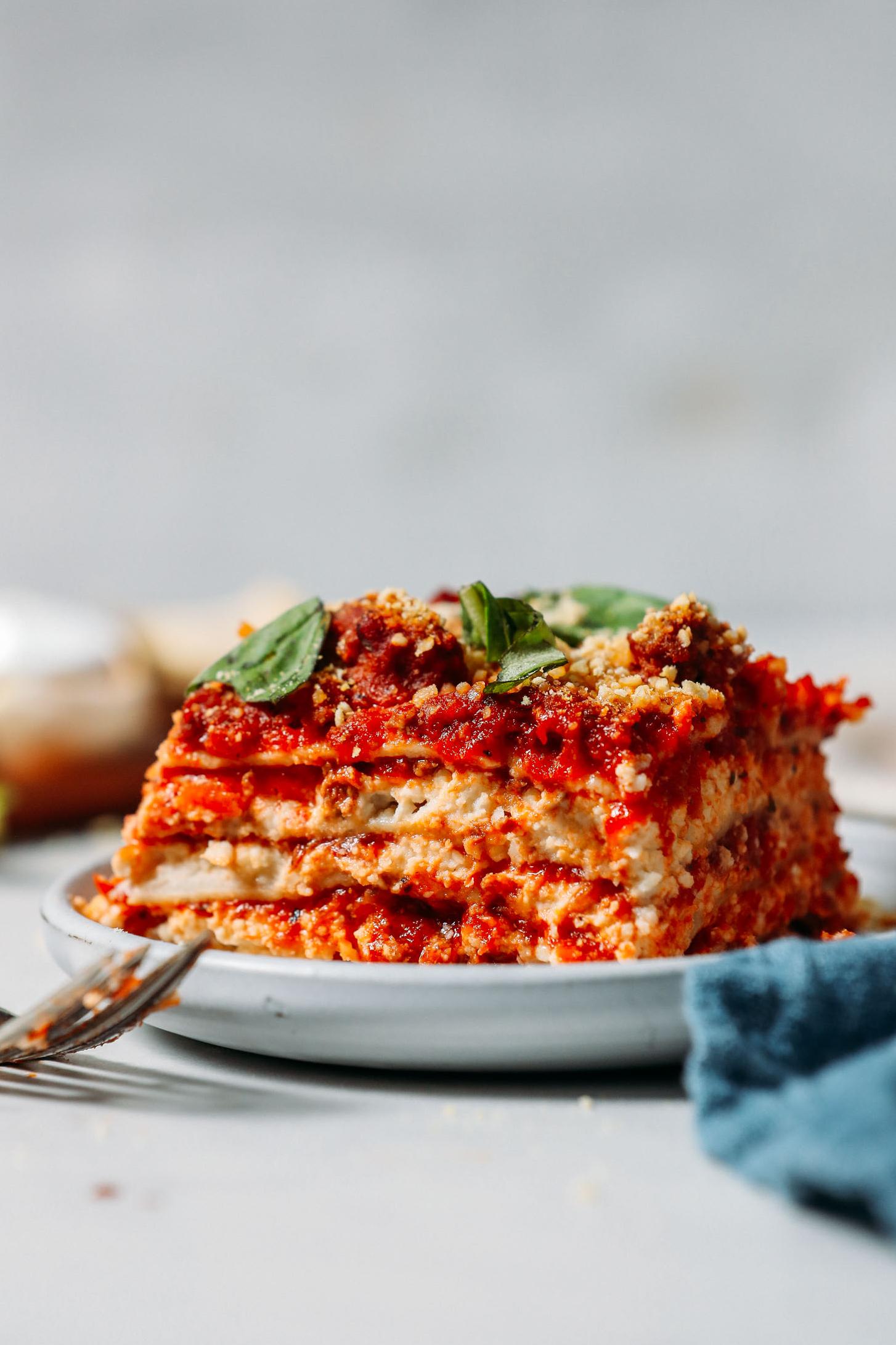  Gluten-free and dairy-free never tasted so good with this amazing veggie lasagna recipe!