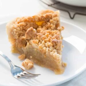 Gluten Free Apple Pie With Crumble Toping