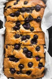 Gluten Free Banana, Pecan and Blueberry Bread