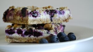 Gluten Free Blueberry Walnut Squares