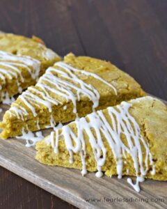 Gluten Free, Casein Free Sweet Potato Scones