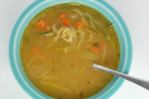 Gluten Free Chicken "noodle" Soup