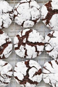 Gluten Free Chocolate Cracked Cookies