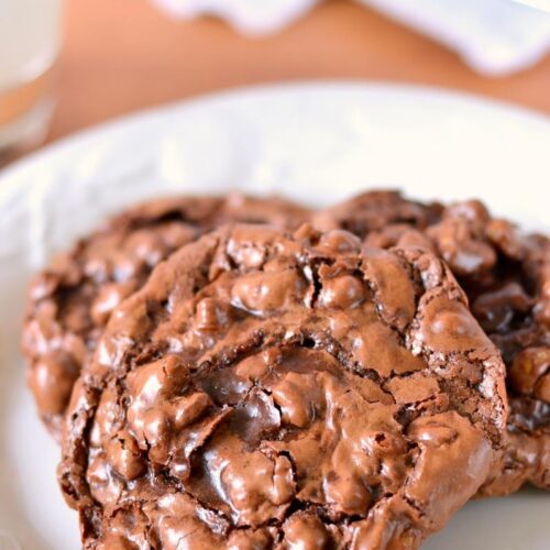 Gluten Free Chocolate Puddle Cookies