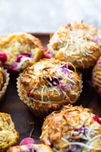 Gluten Free Cran Coconut Muffins