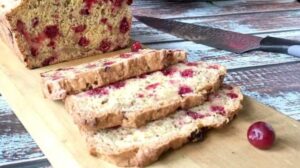 Gluten Free Cranberry Bread With Butter Sauce