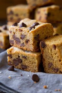 Gluten Free, Dairy Free Chocolate Chip Cookie Bars