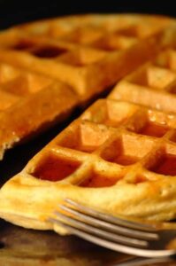 Gluten Free Flax Buttermilk Waffles