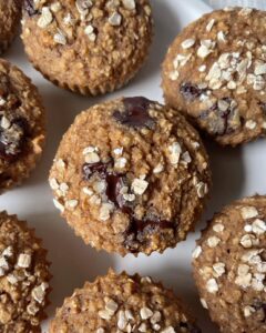 Gluten Free Hearty Oatmeal Muffins