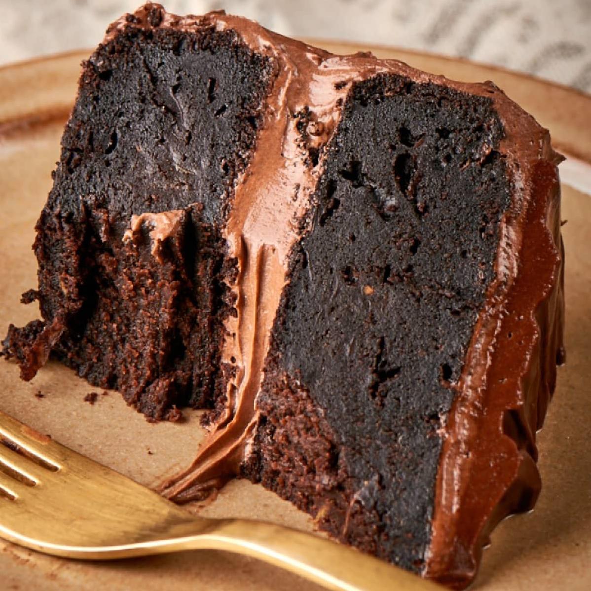  Gluten-free never tasted so good with this moist and chocolatey cake.