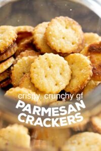 Gluten Free Parmesan & Sage Crackers