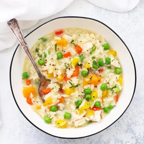 Gluten Free Risotto Vegetable Soup