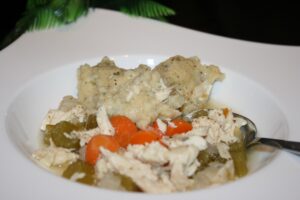 Grilled Chicken Soup With Dumplings (Gluten, Dairy Free)