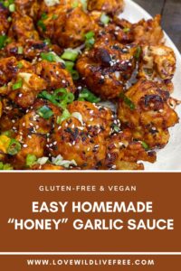 Honey Garlic Sauce (Gluten Free)