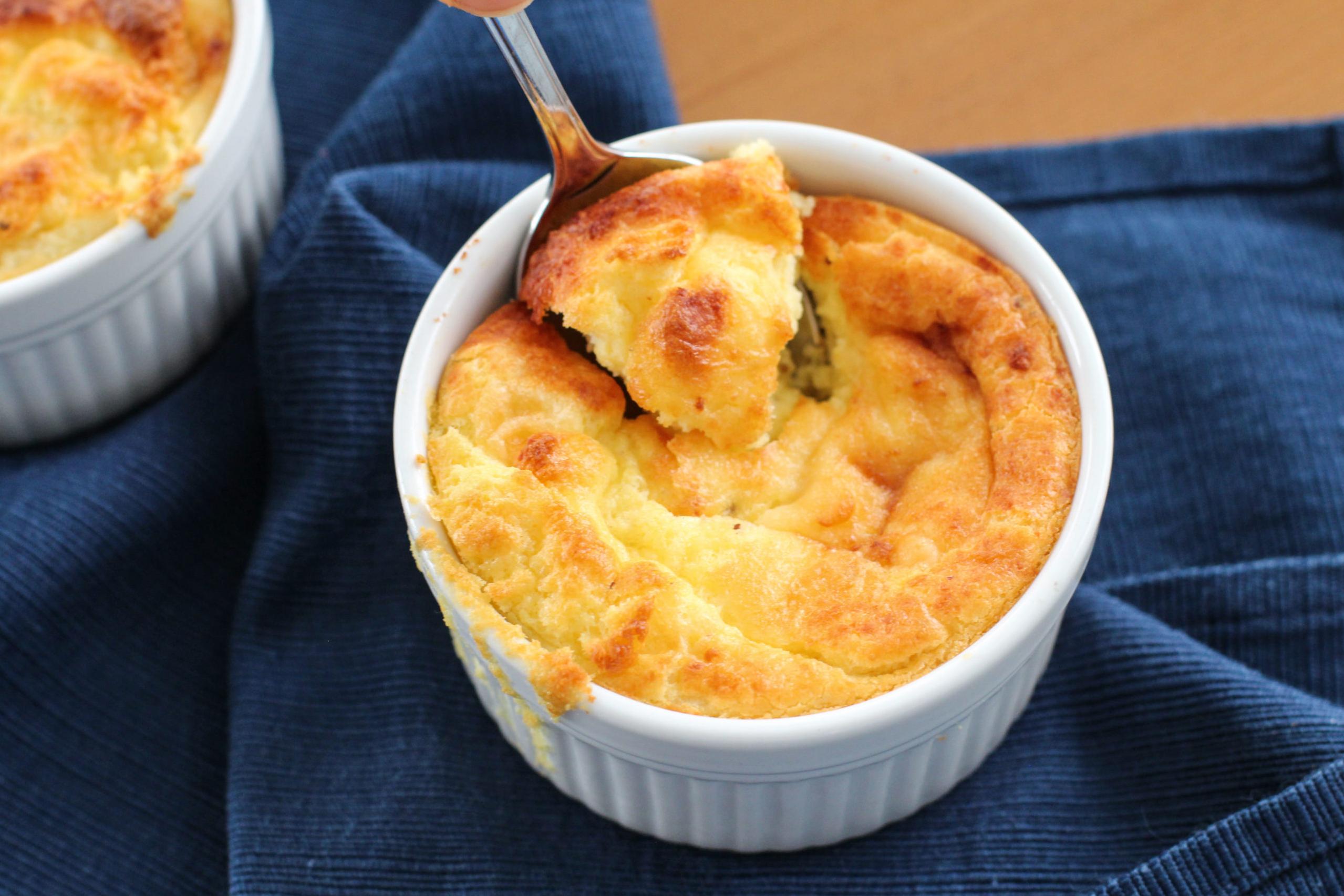  If you're a cheese lover, this soufflé is sure to be a new favorite.