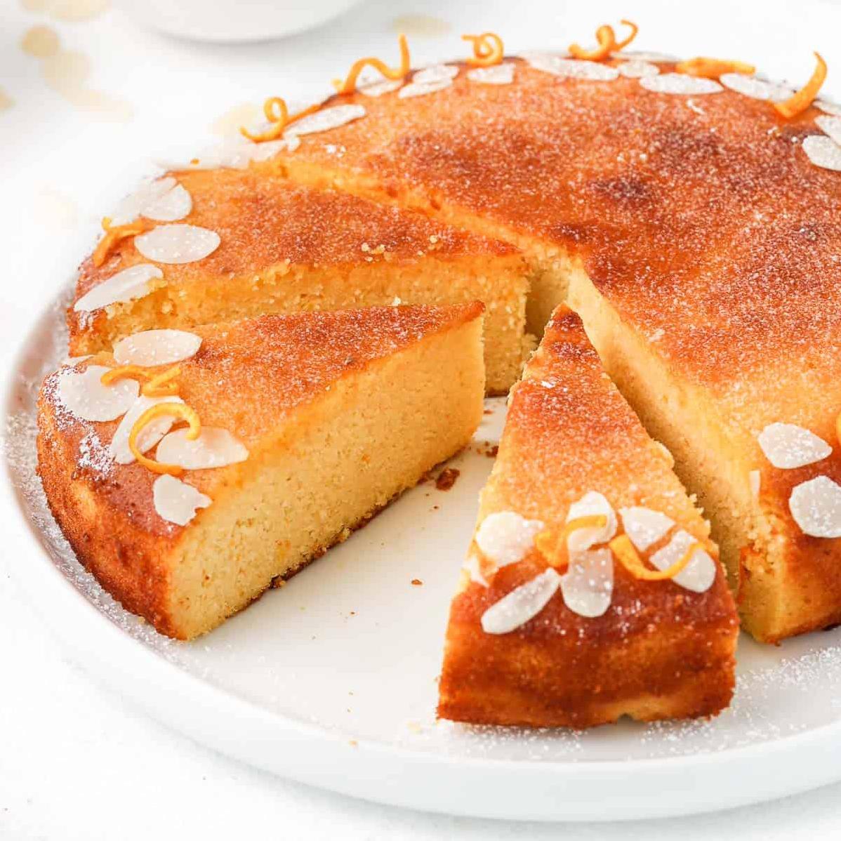  Indulge in a guilt-free dessert with this gluten-free and dairy-free Orange and Almond Cake