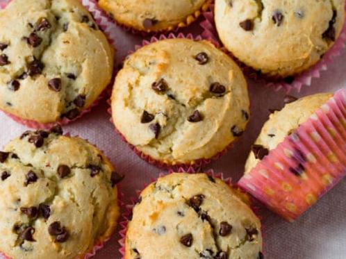  Indulge in a guilt-free treat with these scrumptious gluten-free Chocolate Chip Muffins.