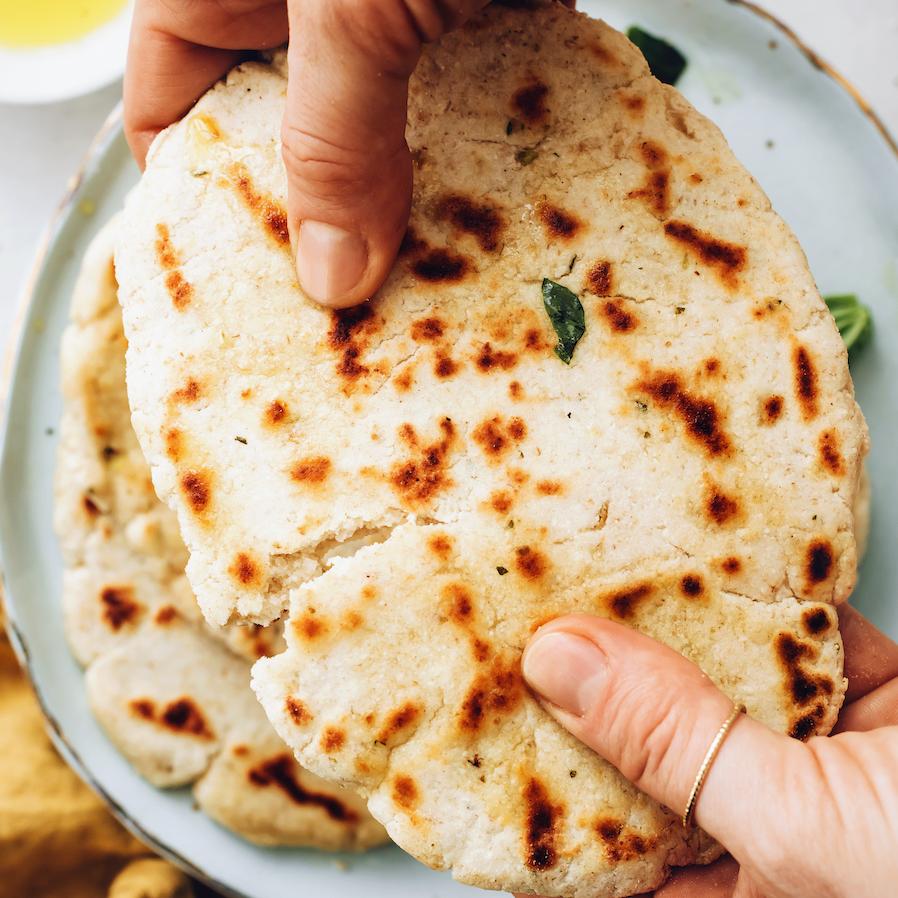  Indulge in the goodness of gluten-free and yeast-free flat bread