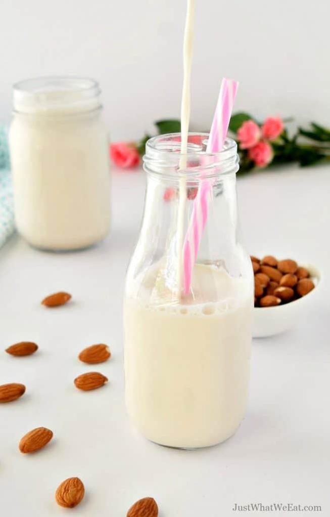  Indulge in the goodness of organic almond milk