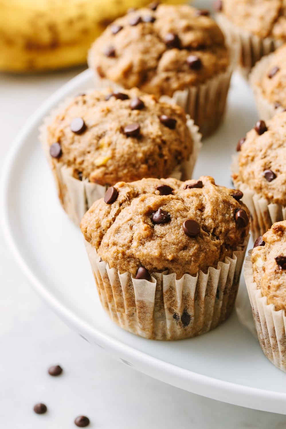  Is it breakfast? Is it dessert? Who cares! These banana bread muffins are a guilt-free indulgence.