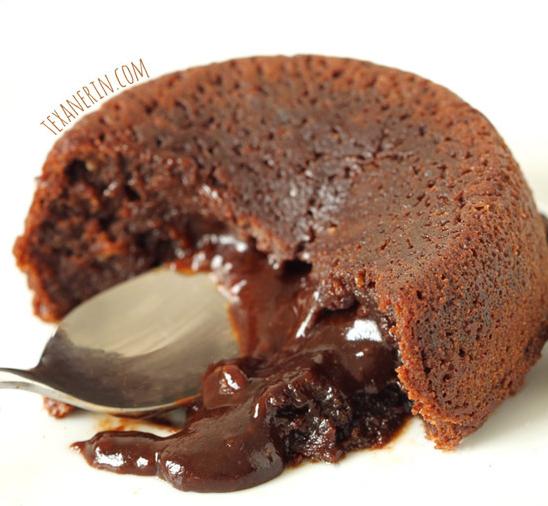  It's okay to be a little messy with this one – the ooey-gooey chocolate center is worth it!