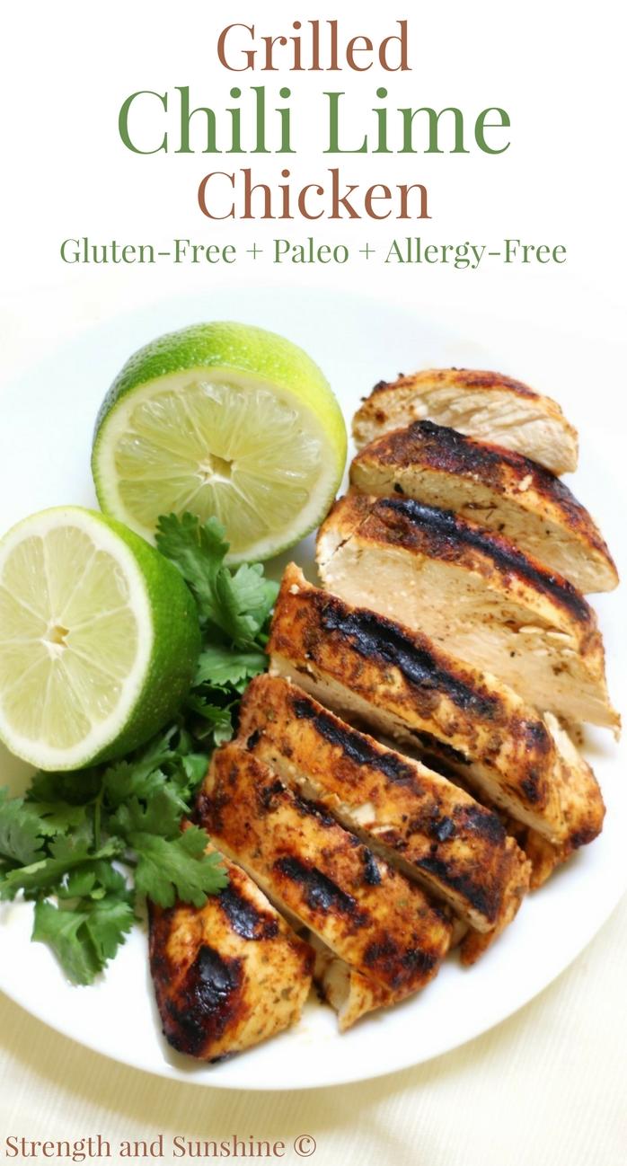  Juicy grilled chicken with a taste of the tropics