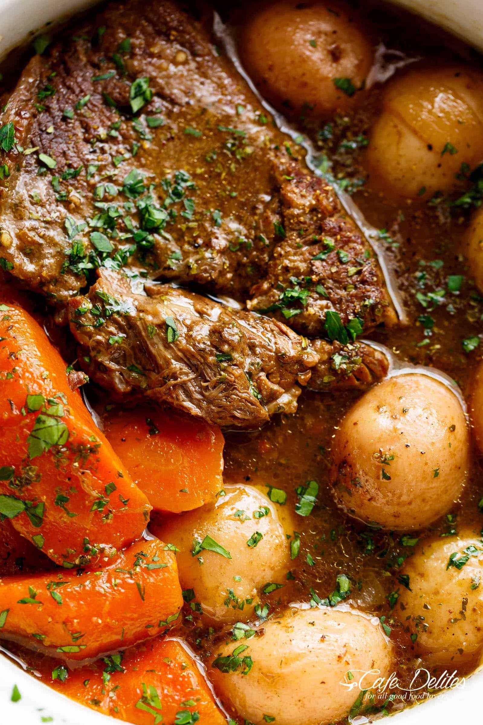  Let your crockpot do the heavy lifting with this mouthwatering roast!