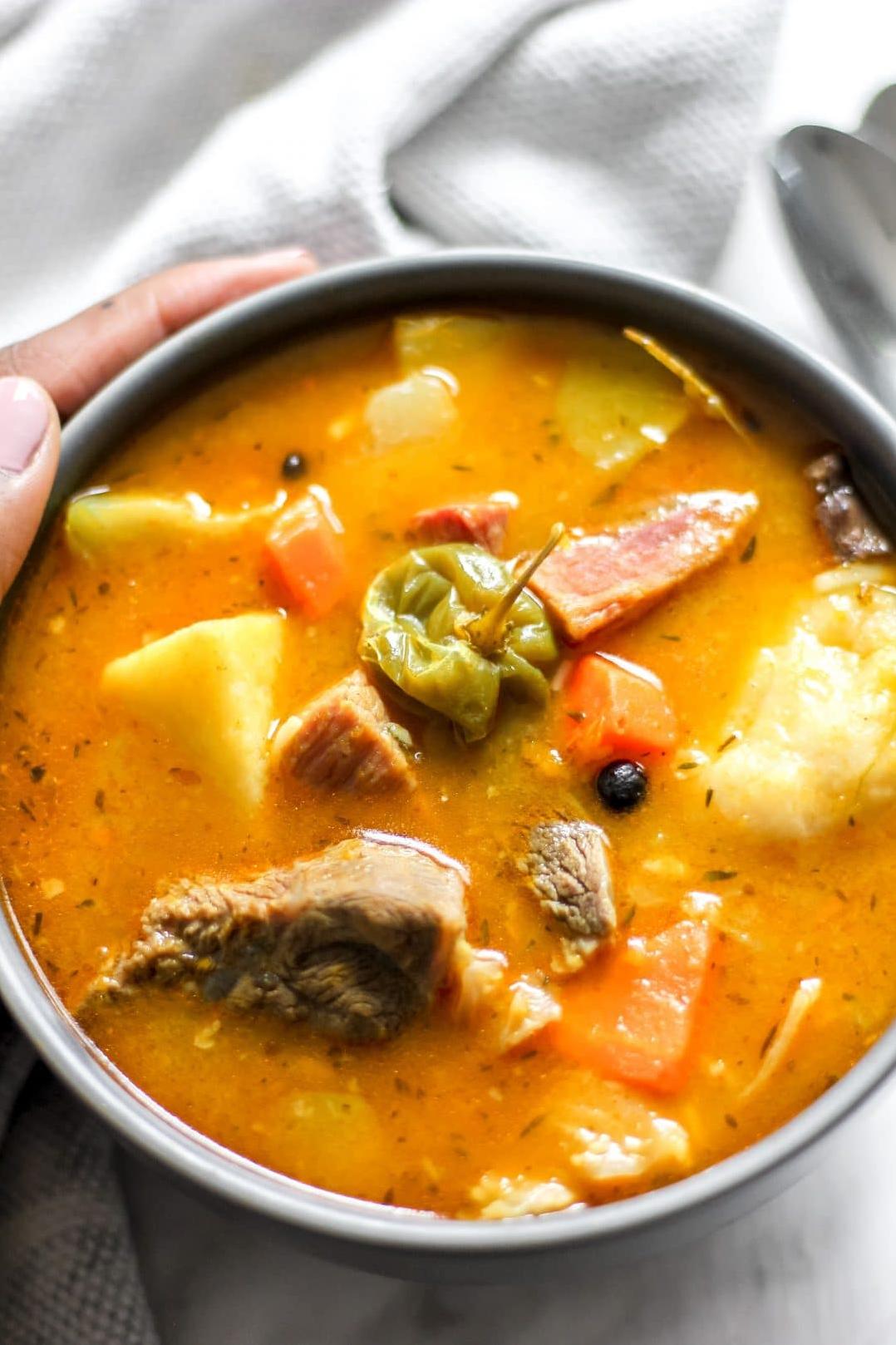  Let your crockpot do the work and enjoy the flavorful aroma of this soup in your kitchen