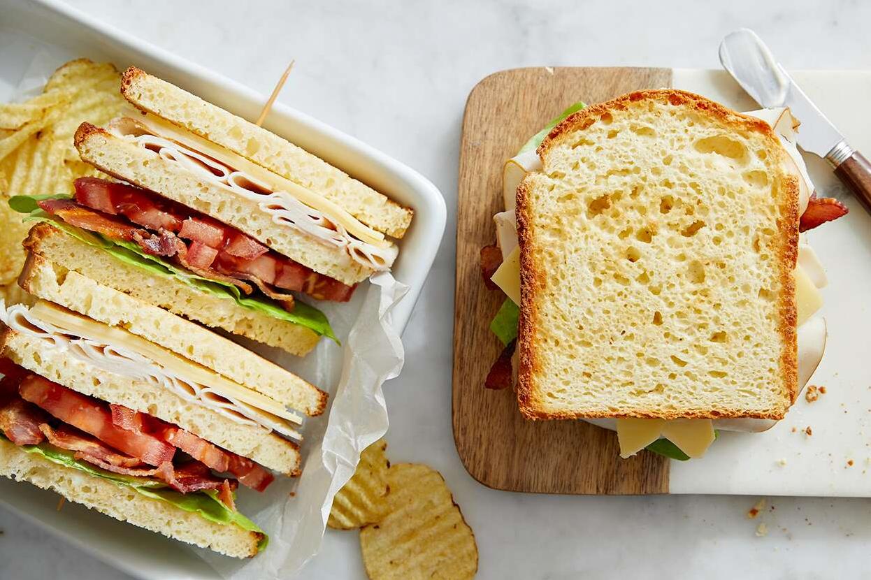  Make a healthy and delicious sandwich with this gluten-free bread recipe.