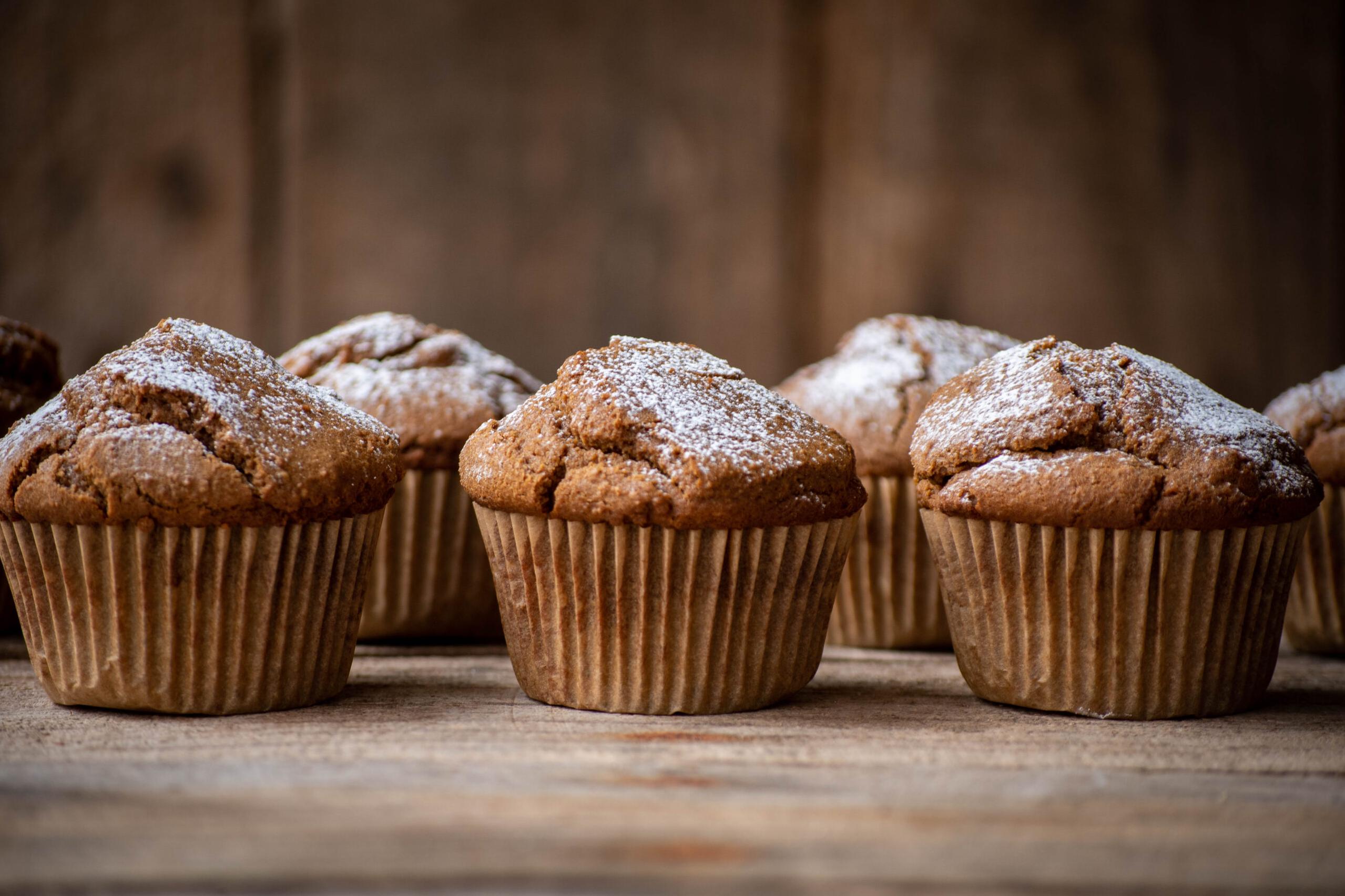  Make your kitchen smell amazing with these gingerbread muffins.