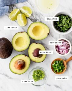 Natural Guacamole With Fresh Ingredients