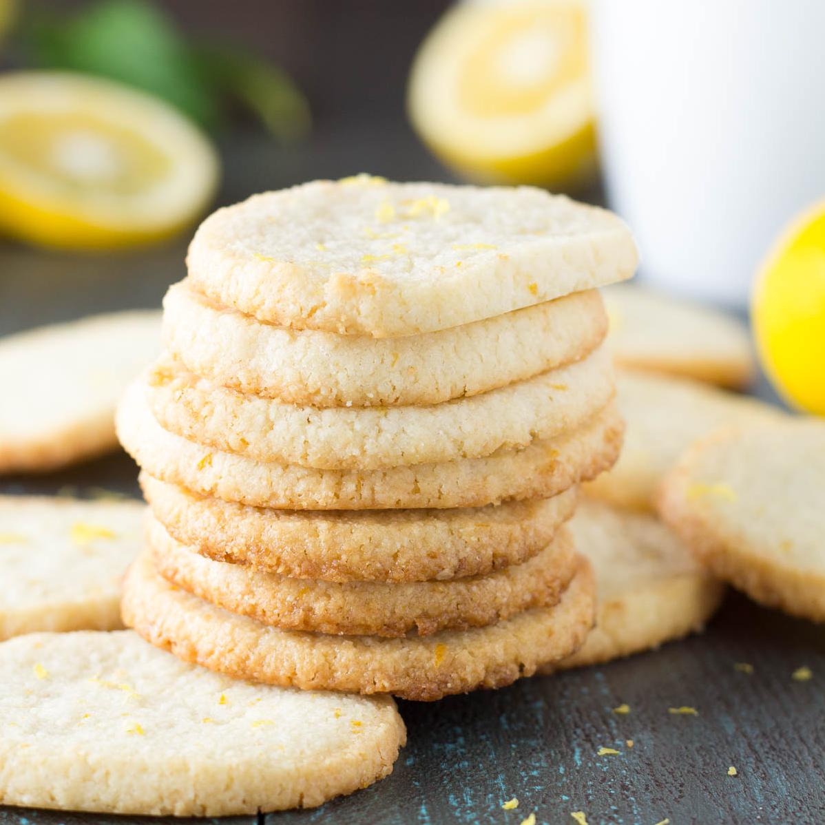  Need a gluten-free treat? Try these lemon shortbread!