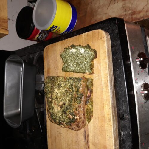 No Carb or Low Carb Gluten Free Spinach Bread