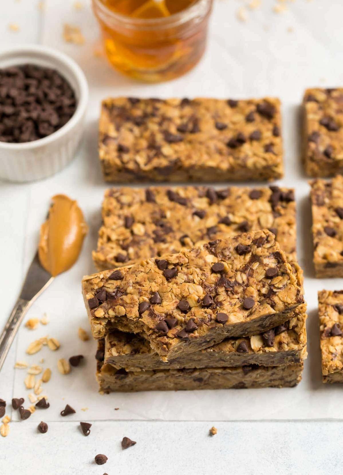  Not only are these bars tasty, but they're also packed with nourishing ingredients.