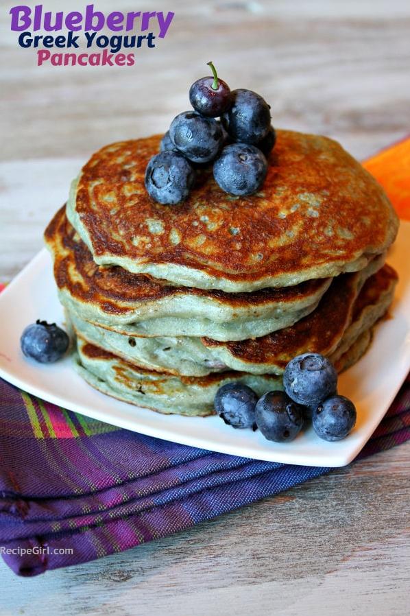  Not your average pancakes! These yogurt pancakes are packed with protein and flavor.