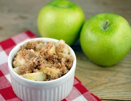  Not your grandma's apple crisp... Or maybe it is?