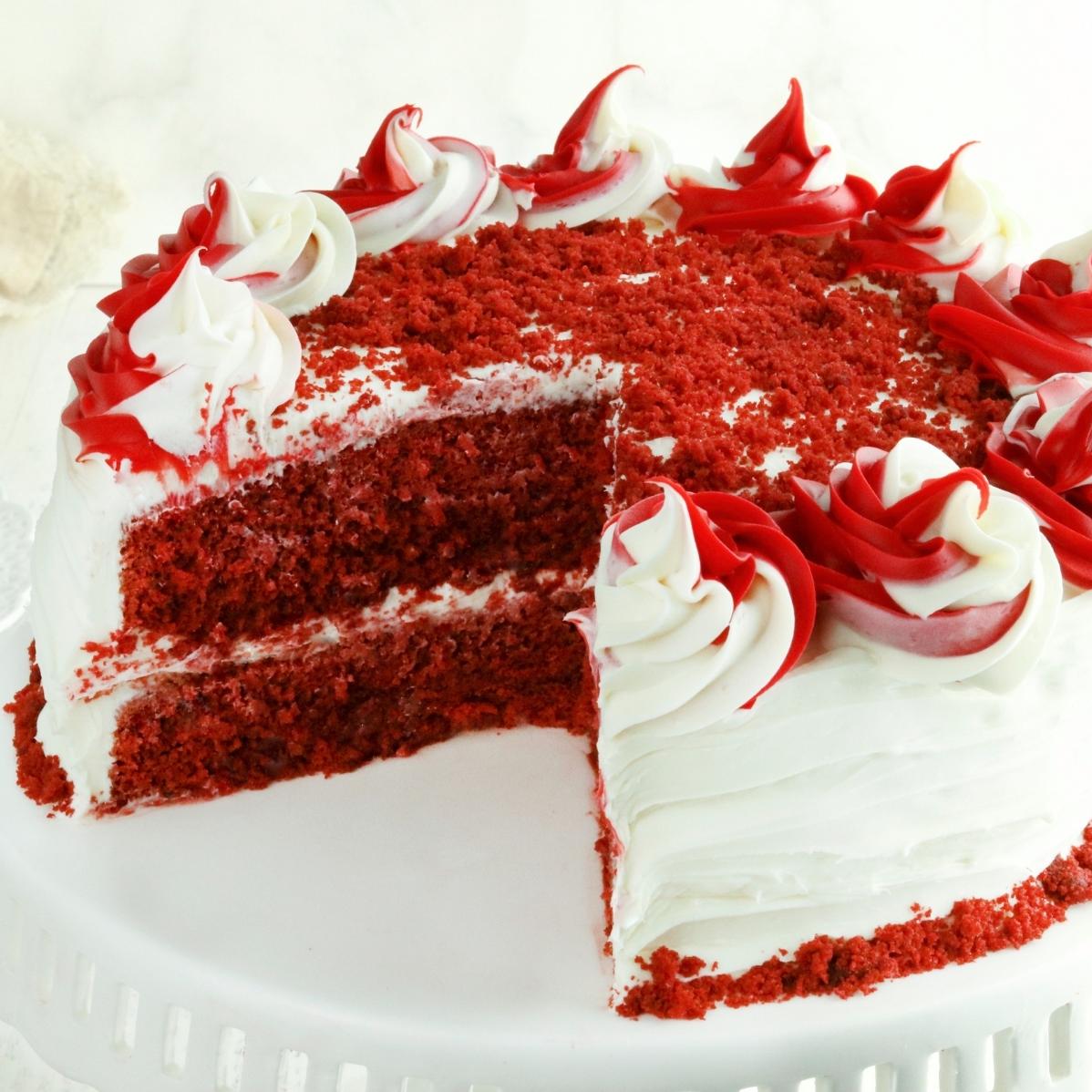  Nothing beats a classic red velvet cake with a twist