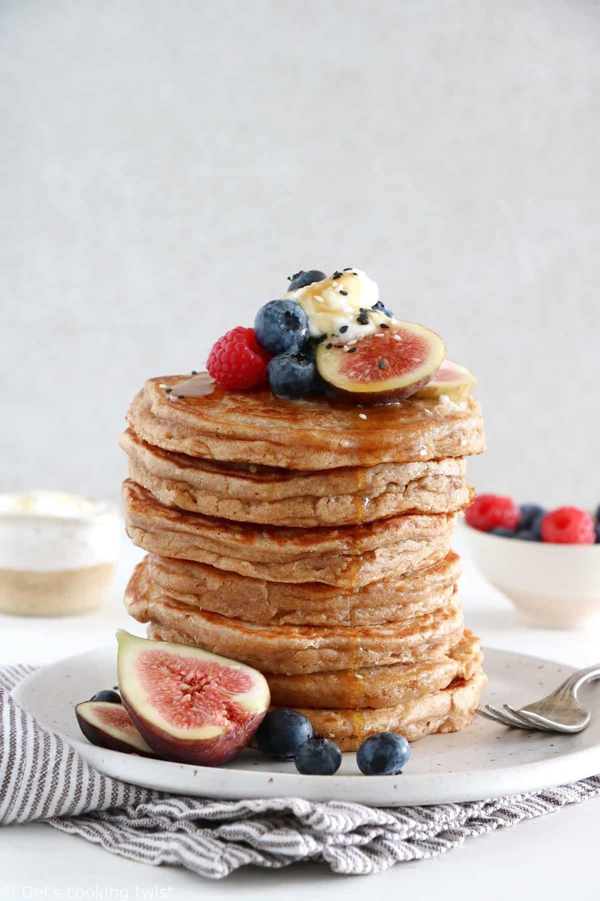  Nothing beats a stack of homemade pancakes.