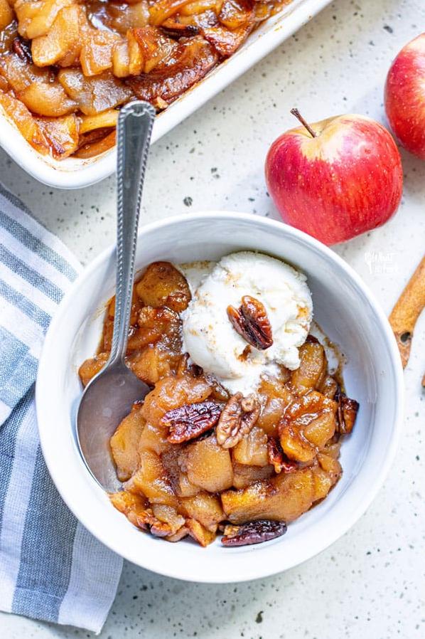  Nothing screams comfort food like these cinna-baked apples on a chilly fall day
