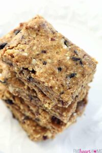 Oatmeal Peanut Butter Energy Bars - Gluten Free