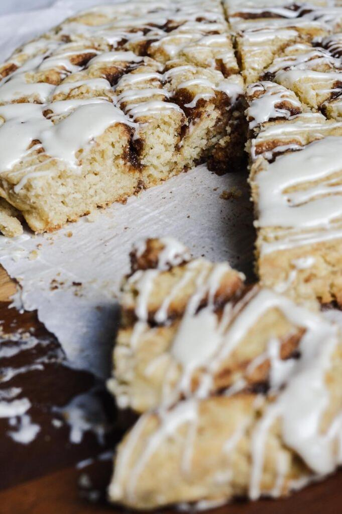  One bite of these scones and you'll be transported to a cozy fall day.