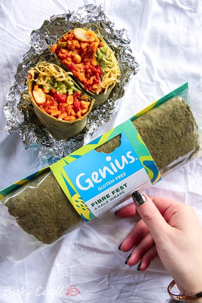  Packed with fiber, protein, and flavors, these burritos won't disappoint! 🌶️