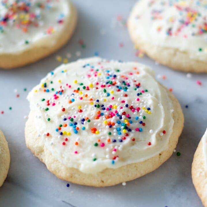  Perfectly baked to a golden hue, these sugar cookies look as good as they taste