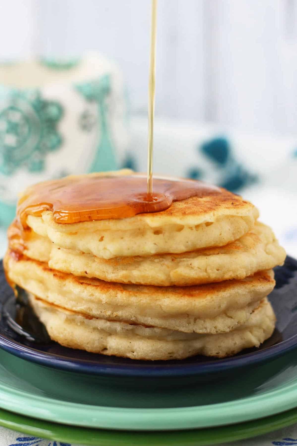  Perfectly balanced, these pancakes are not too sweet and not too bland.